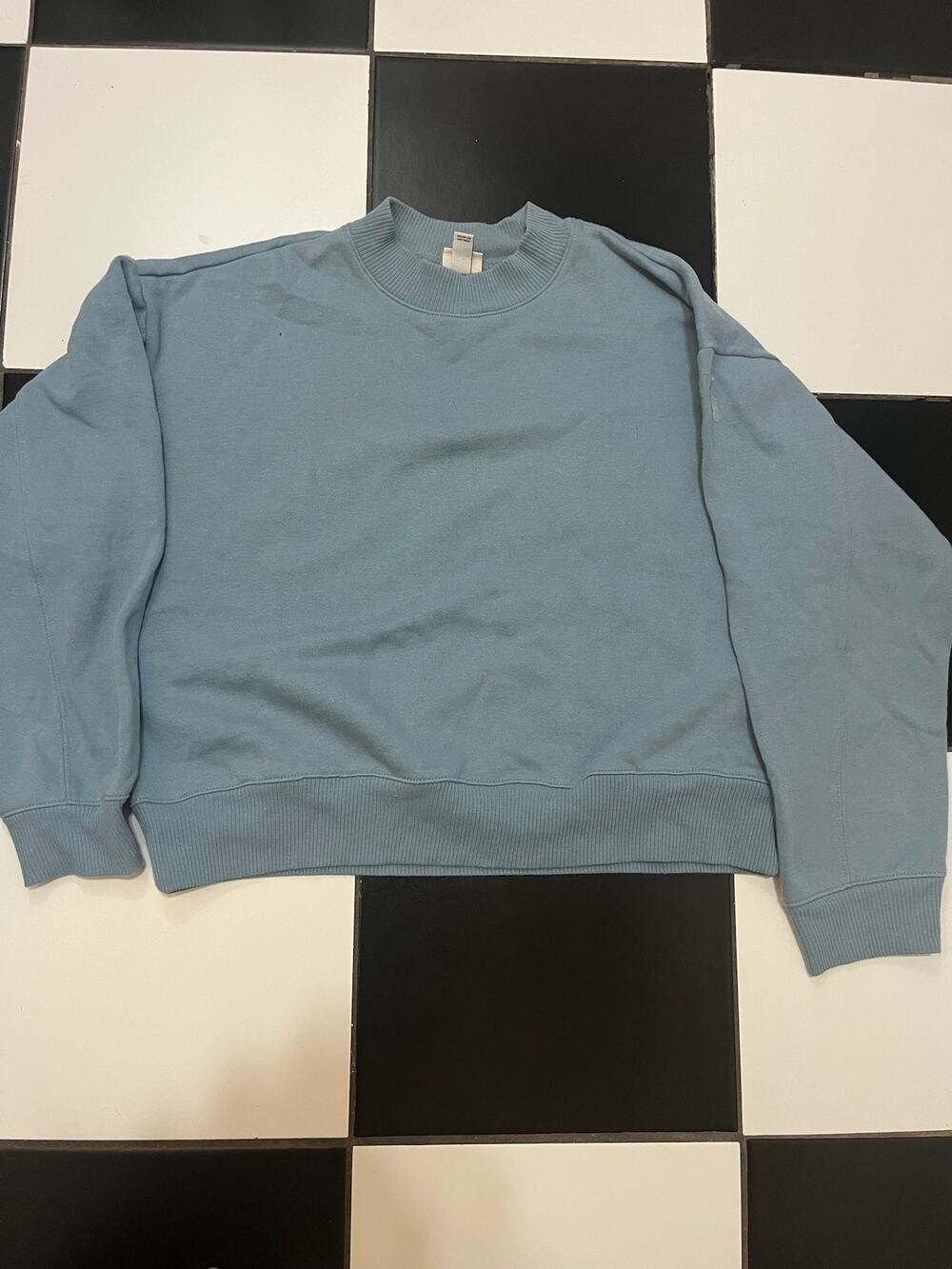 Women's size L, a new day Pullover teal sweater